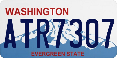 WA license plate ATR7307