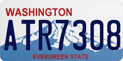 WA license plate ATR7308