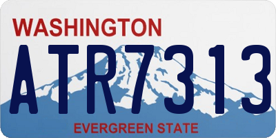 WA license plate ATR7313