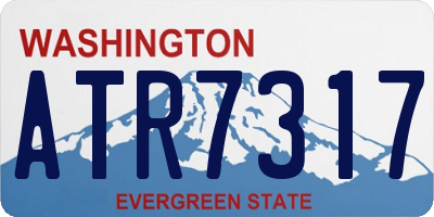 WA license plate ATR7317