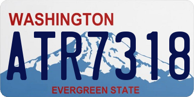 WA license plate ATR7318