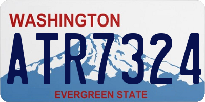 WA license plate ATR7324