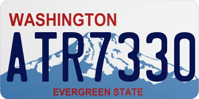 WA license plate ATR7330