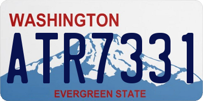 WA license plate ATR7331