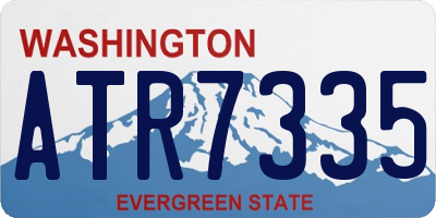 WA license plate ATR7335