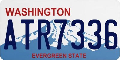 WA license plate ATR7336