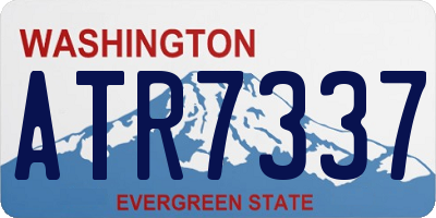 WA license plate ATR7337