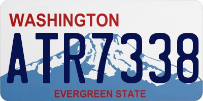 WA license plate ATR7338