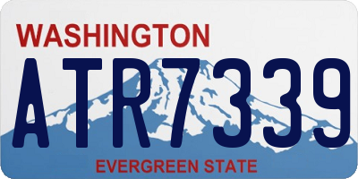 WA license plate ATR7339