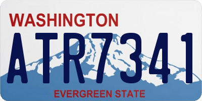 WA license plate ATR7341