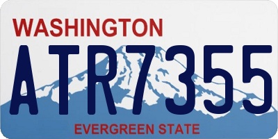 WA license plate ATR7355
