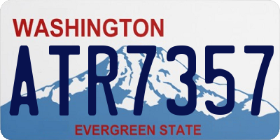 WA license plate ATR7357
