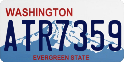WA license plate ATR7359