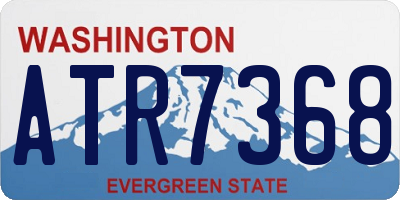 WA license plate ATR7368