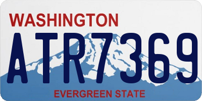 WA license plate ATR7369