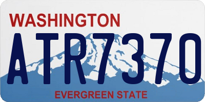 WA license plate ATR7370