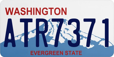 WA license plate ATR7371