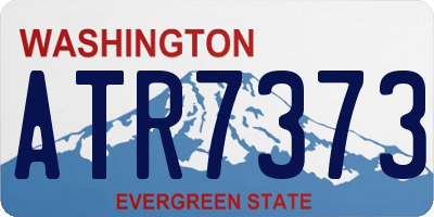WA license plate ATR7373