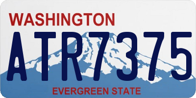 WA license plate ATR7375