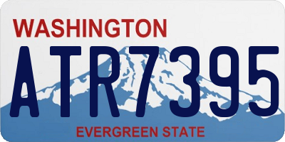 WA license plate ATR7395