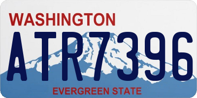 WA license plate ATR7396