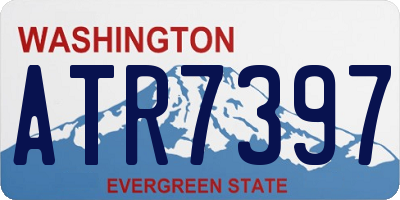 WA license plate ATR7397