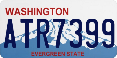 WA license plate ATR7399