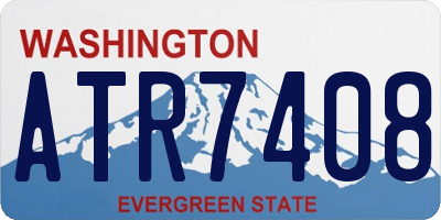 WA license plate ATR7408