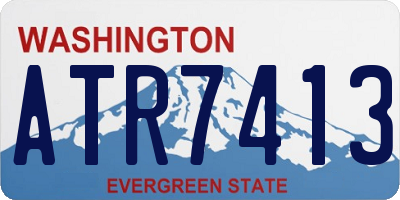 WA license plate ATR7413