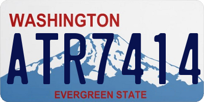 WA license plate ATR7414