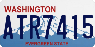 WA license plate ATR7415