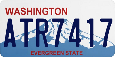 WA license plate ATR7417