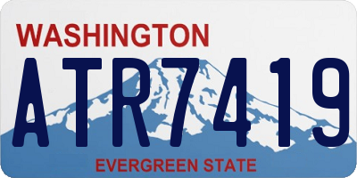 WA license plate ATR7419