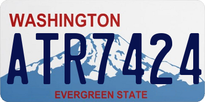 WA license plate ATR7424