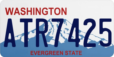 WA license plate ATR7425