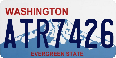 WA license plate ATR7426