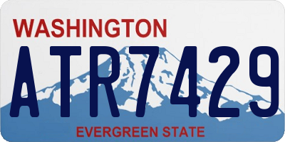 WA license plate ATR7429