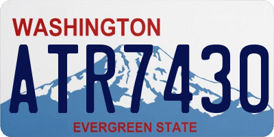 WA license plate ATR7430