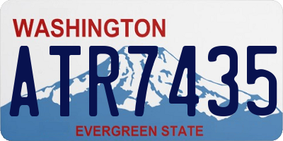 WA license plate ATR7435