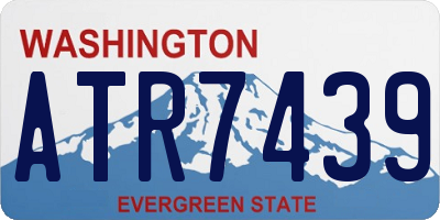 WA license plate ATR7439