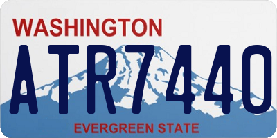 WA license plate ATR7440