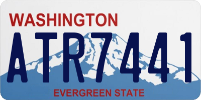 WA license plate ATR7441