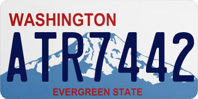 WA license plate ATR7442