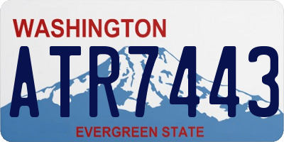 WA license plate ATR7443