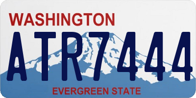 WA license plate ATR7444