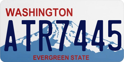 WA license plate ATR7445