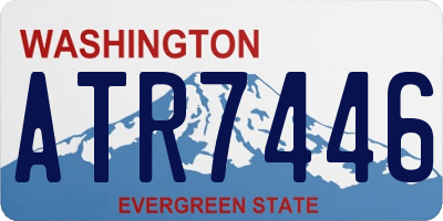 WA license plate ATR7446