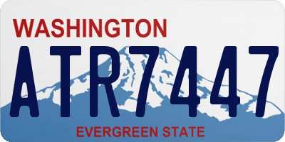 WA license plate ATR7447