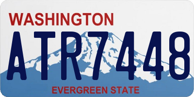WA license plate ATR7448
