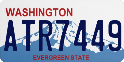 WA license plate ATR7449